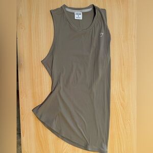 Gymshark Taupe Muscle Tee